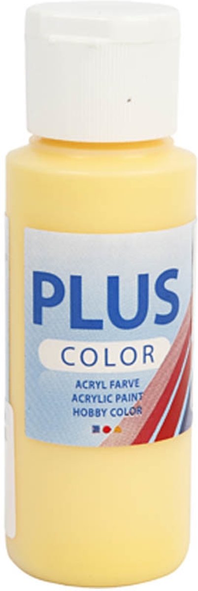 Plus Color acrylverf, crocus yellow, 60ml [HOB-39634]